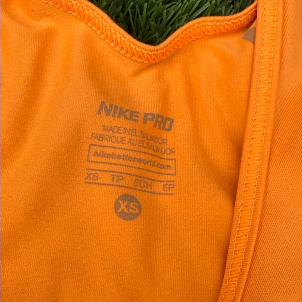 Nike Pro Dri-FIT Neon Orange Pink Training Tank Top Bundle 2pc Set XS